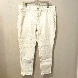 UNIVERSAL THREAD Off White Skinny Jeans, Size 16W